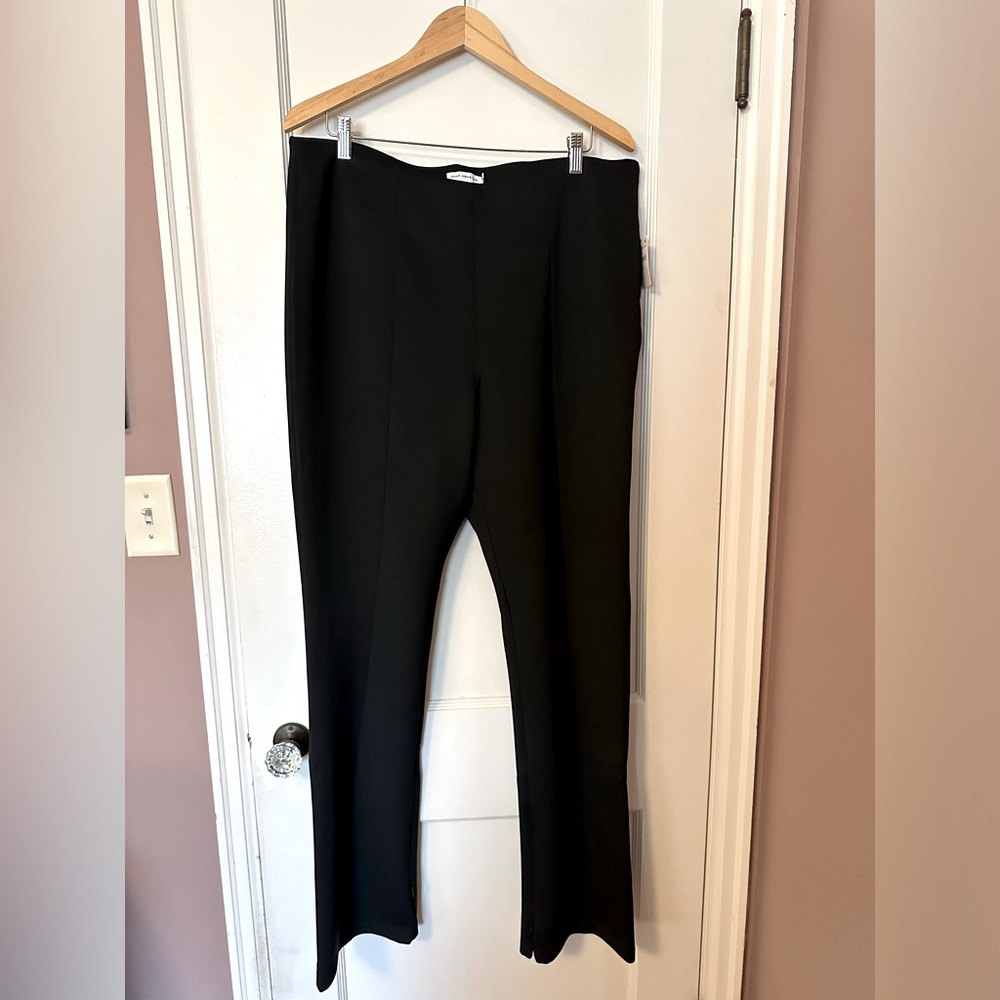 Good American Black Scuba “Good Waist” Pants NWT